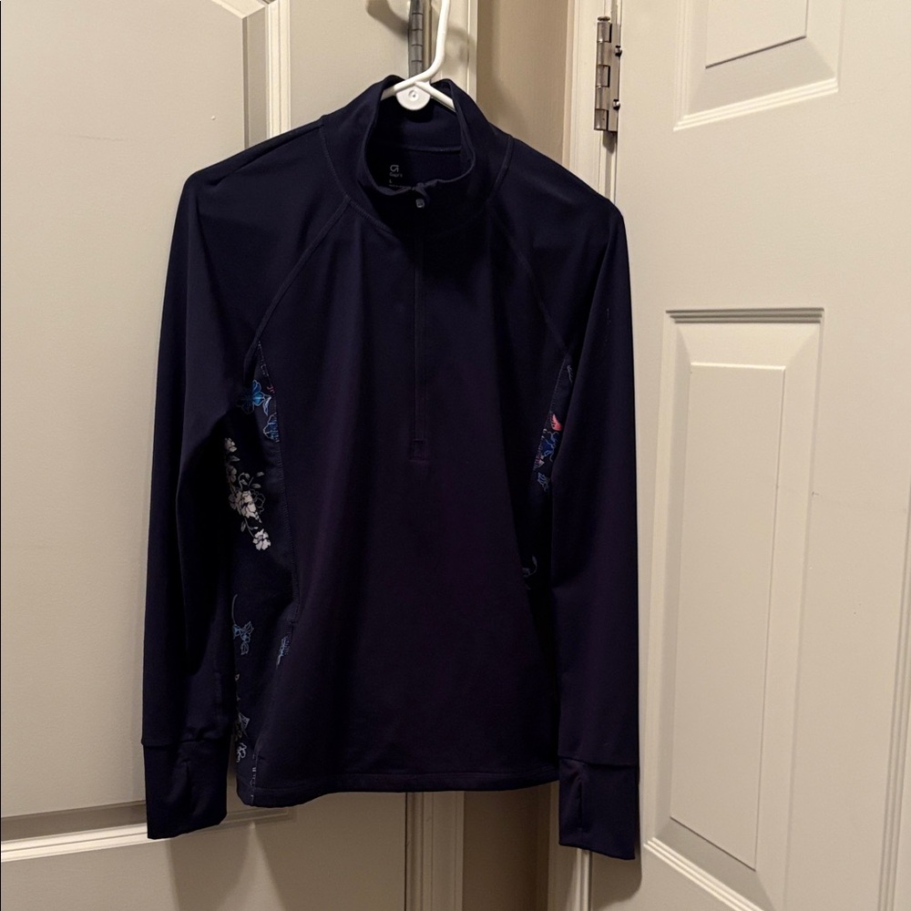 Gap Fit Navy Long Sleeve Athletic Top